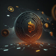 Imaginary Cryptocurrency generated by AI