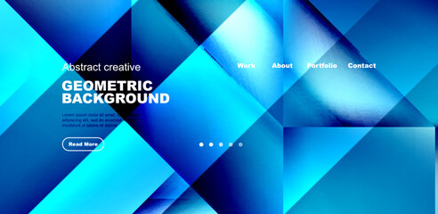Dynamic triangle design with fluid gradient colors abstract background