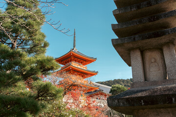 Kiyomizu-dera Temple in Kyoto, Japan