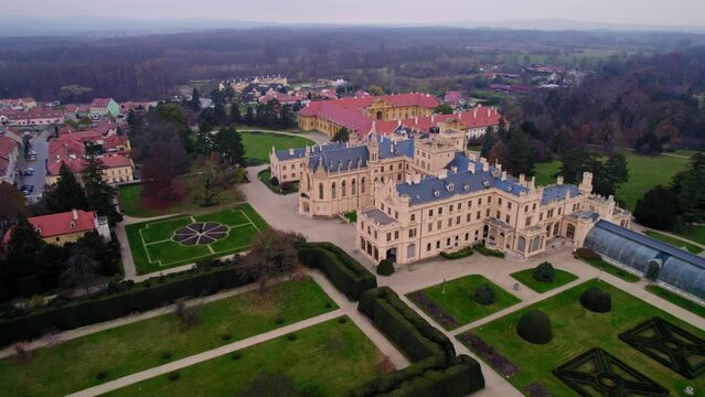 Lednice Castle in Czech Republic