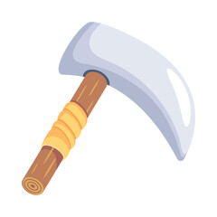 Latest flat icon of ninja sai 