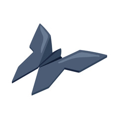 Trendy flat icon of ninja shuriken 