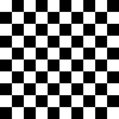 Fototapeta premium white squares on a black background. Seamless abstract background. Vector illustration.