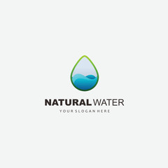 natural water design vector gradient color