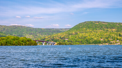 nature and tennessee river scenic views at jasper rest area