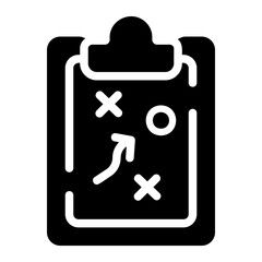 planning glyph icon