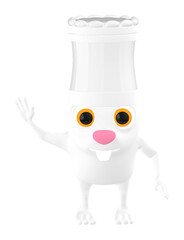 3d character , rabbit chef 3d render