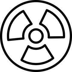 Radiation Vector Icon
