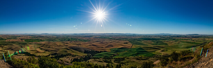 nature scenes around steptoe butte park and farmlands