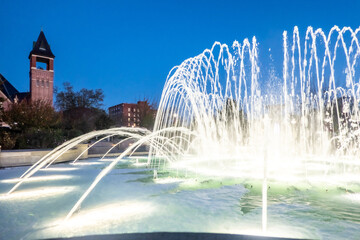 Rock hill south carolina downtown street scenes