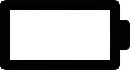 Battery symbol in a white background, energy charge icon symbol on the white background	
