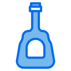 drink blue line icon