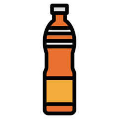 Bottle line icon