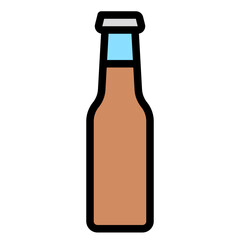 Bottle line icon