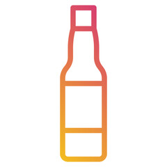 Bottle gradient icon