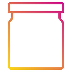 Obraz premium Bottle gradient icon