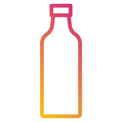 Bottle gradient icon