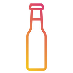 Bottle gradient icon
