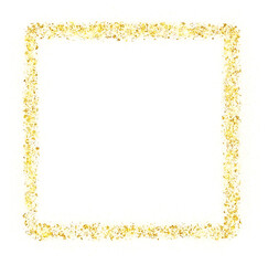 gold dust square abstract frame