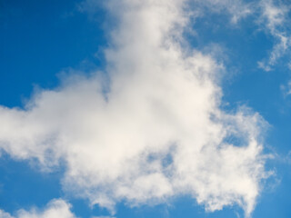 White light soft clouds against a sky