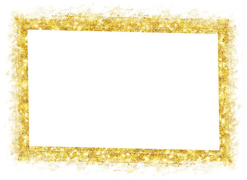 transparent abstract golden rectangle frame