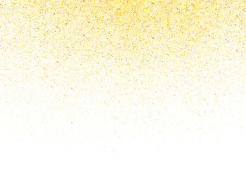 abstract gold dust on transparent background