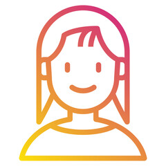 smile gradient icon