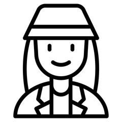 female line icon