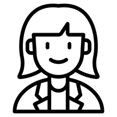 female line icon