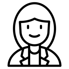 female line icon