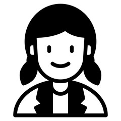 female glyph icon