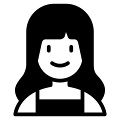 female glyph icon
