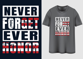 Happy Memorial day Typography T-shirt design