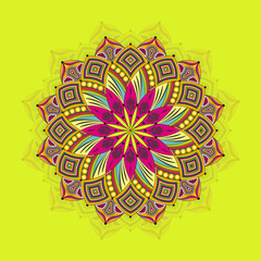 abstract background with flowers