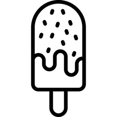 popsicle line icon