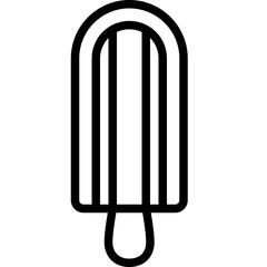 popsicle line icon
