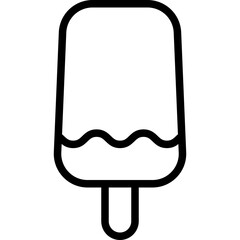 popsicle line icon