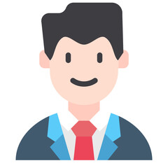 businessman flat icon