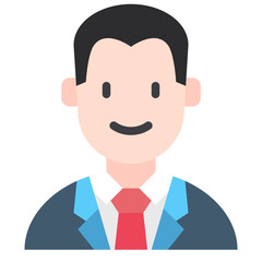 businessman flat icon