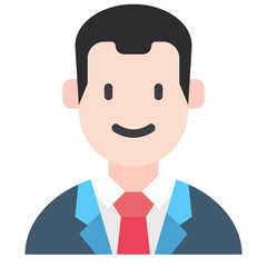businessman flat icon
