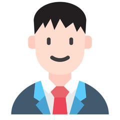 businessman flat icon