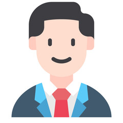 businessman flat icon