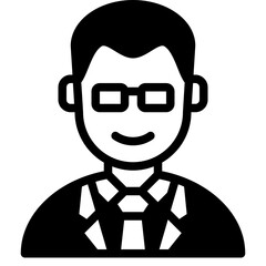 avatar glyph icon