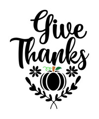 Give thanks SVG design