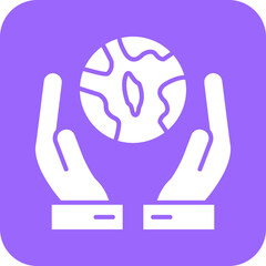 Obraz premium Save World Icon Style