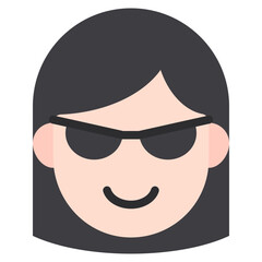 cool flat icon