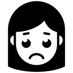 rolling eye glyph icon