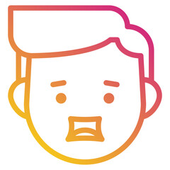 sorry gradient icon