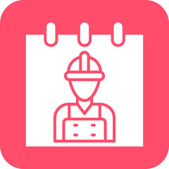 Labour Day Icon Style