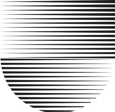 Logo with lines. Unusual icon Design .frame with Vector stripes for images